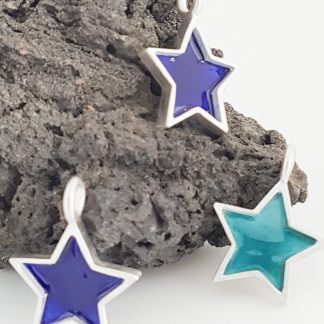 Star Pendant with enamel