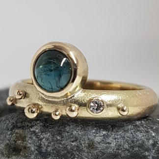Beautiful rings in gold and silver